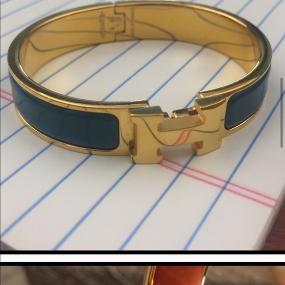 Hermes Jewelry Hermes Thin Bracelet Poshmark